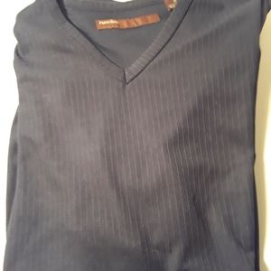 Perry Ellis Blue Breathable Short Sleeve Mens Med